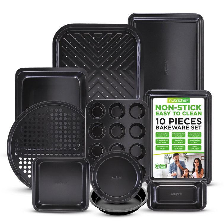 NutriChef 10 Piece Bakeware Set & Reviews | Wayfair